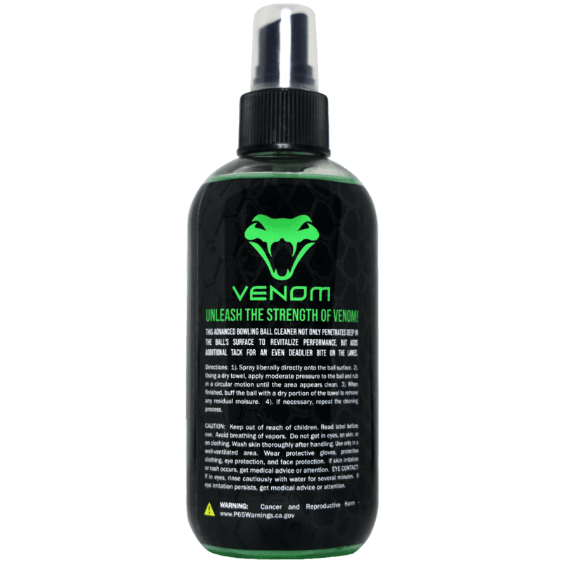Venom Bowling Ball Cleaner 8oz Bottle