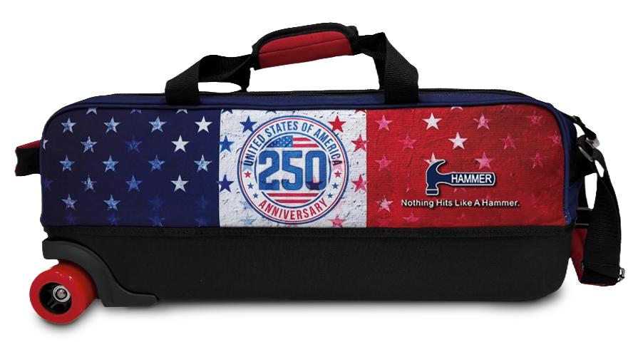 Hammer USA 250 Limited Edition Triple Tote — Red / White / Blue