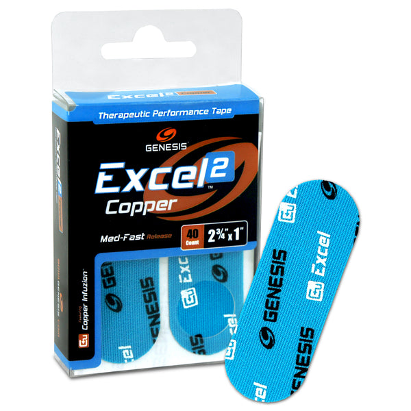 Genesis Excel Copper Blue — Medium-Fast Release 40-piece pack