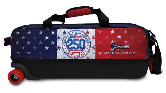 Hammer USA 250 Limited Edition Triple Tote — Red / White / Blue